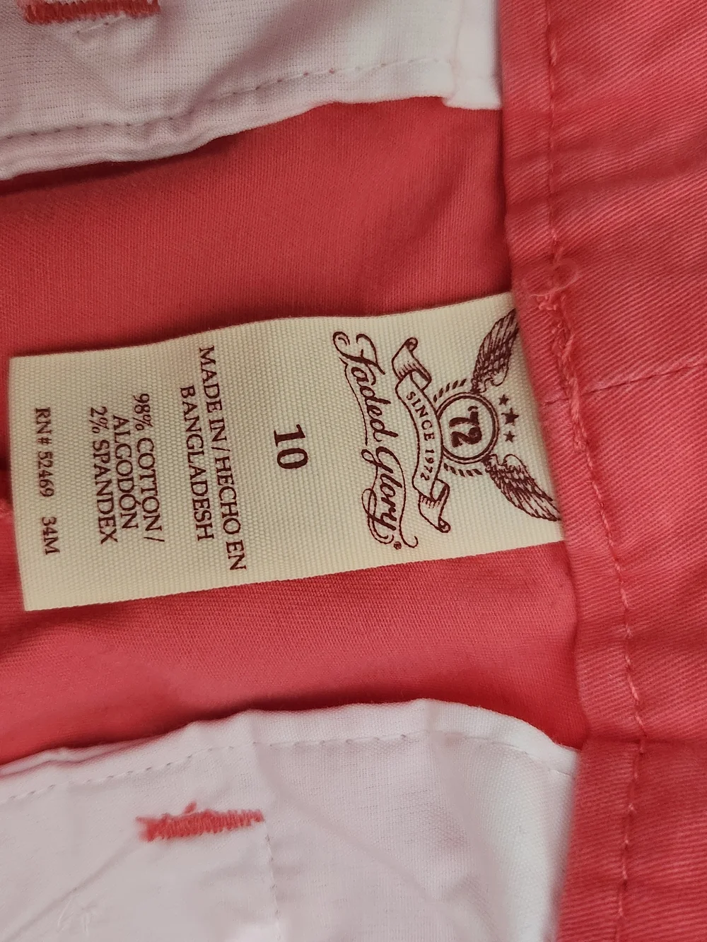 Women’s Coral Chino Shorts